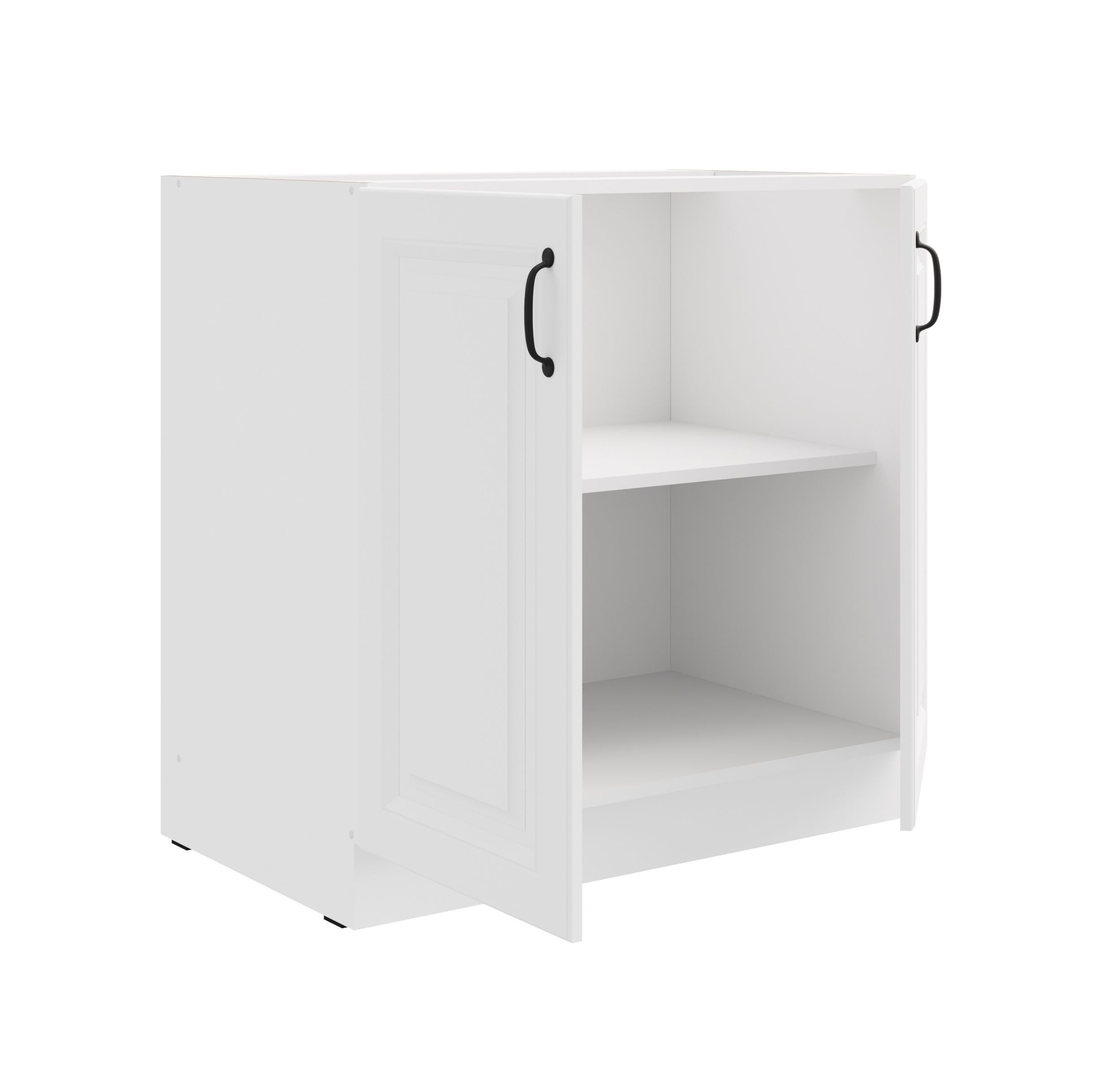 Küchen-Preisbombe Unterschrank 80 cm Küche Stilo Weiß Küchenzeile Küchenblo günstig online kaufen