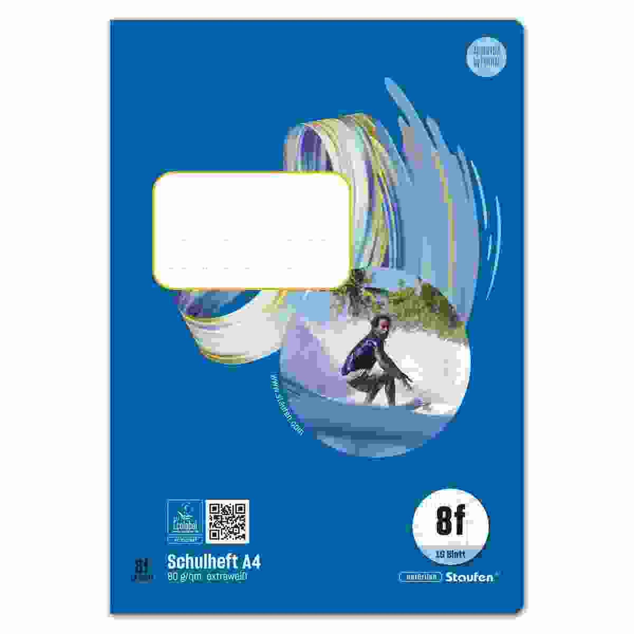 Staufen Schulheft Staufen Schulheft A4 16Bl 80g Lin8f Style rautiert mit Rand