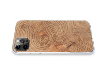 MuchoWow Handyhülle Hintergrund der Struktur aus Holzbrettern, Handyhülle Apple iPhone 12 Pro Max, Smartphone-Bumper, Print, Handy