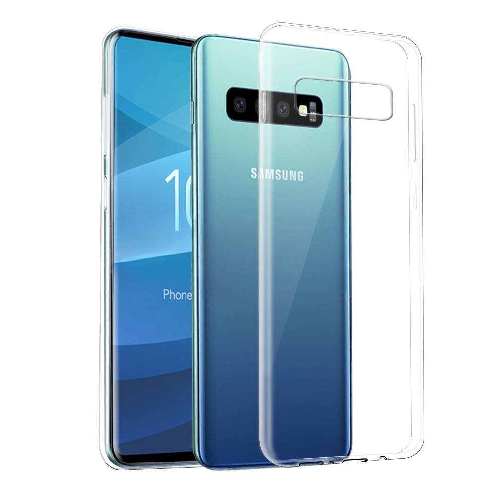 CoverKingz Handyhülle Samsung Galaxy S10 Hülle Transparent Silikon Handy  Case Cover klar