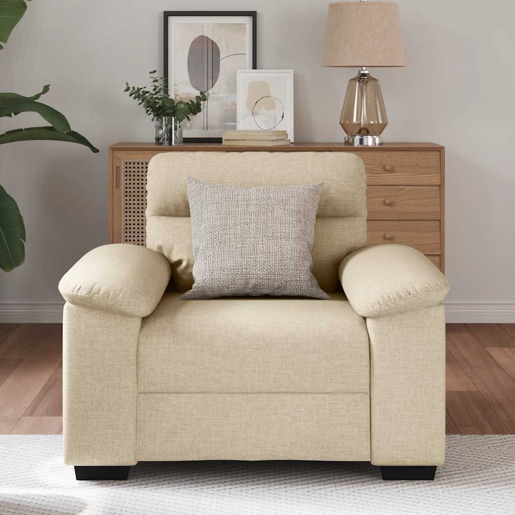 vidaXL Sofa Sessel Creme 60 cm günstig online kaufen