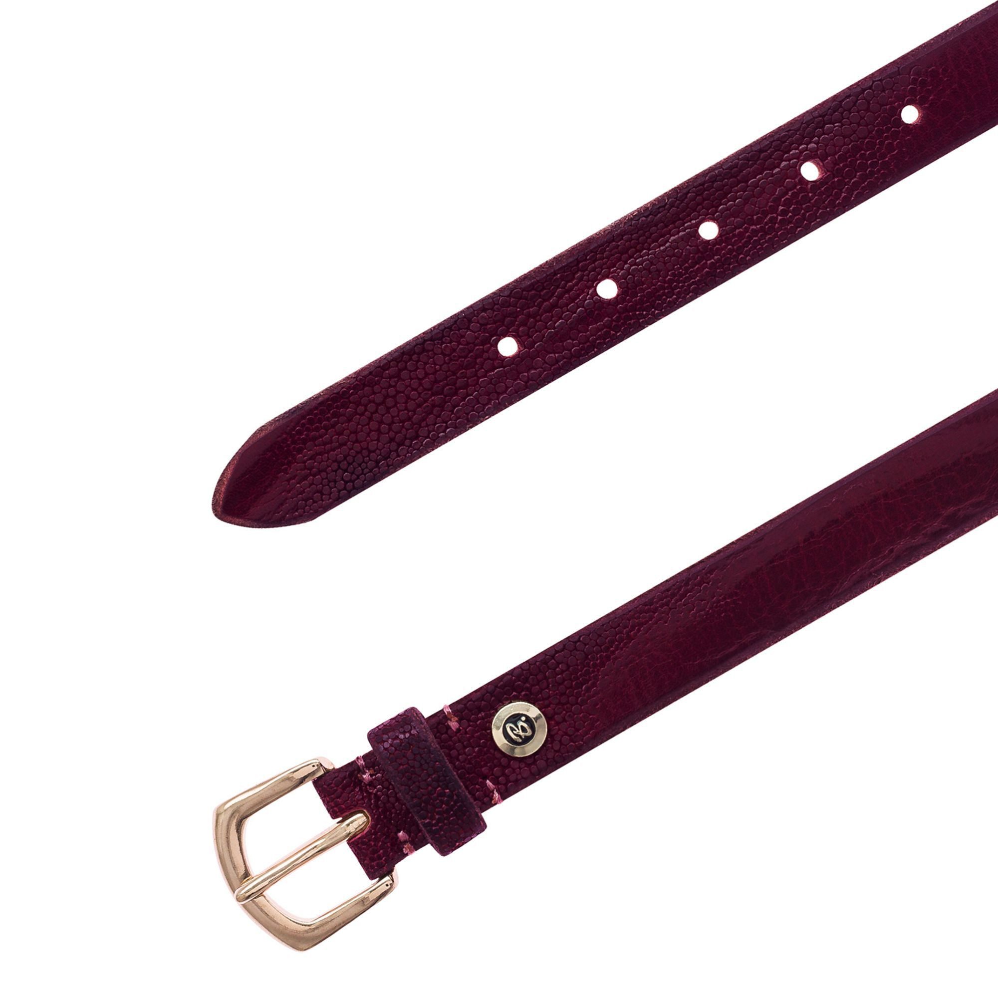 b.belt Ledergürtel Dornschließe günstig online kaufen