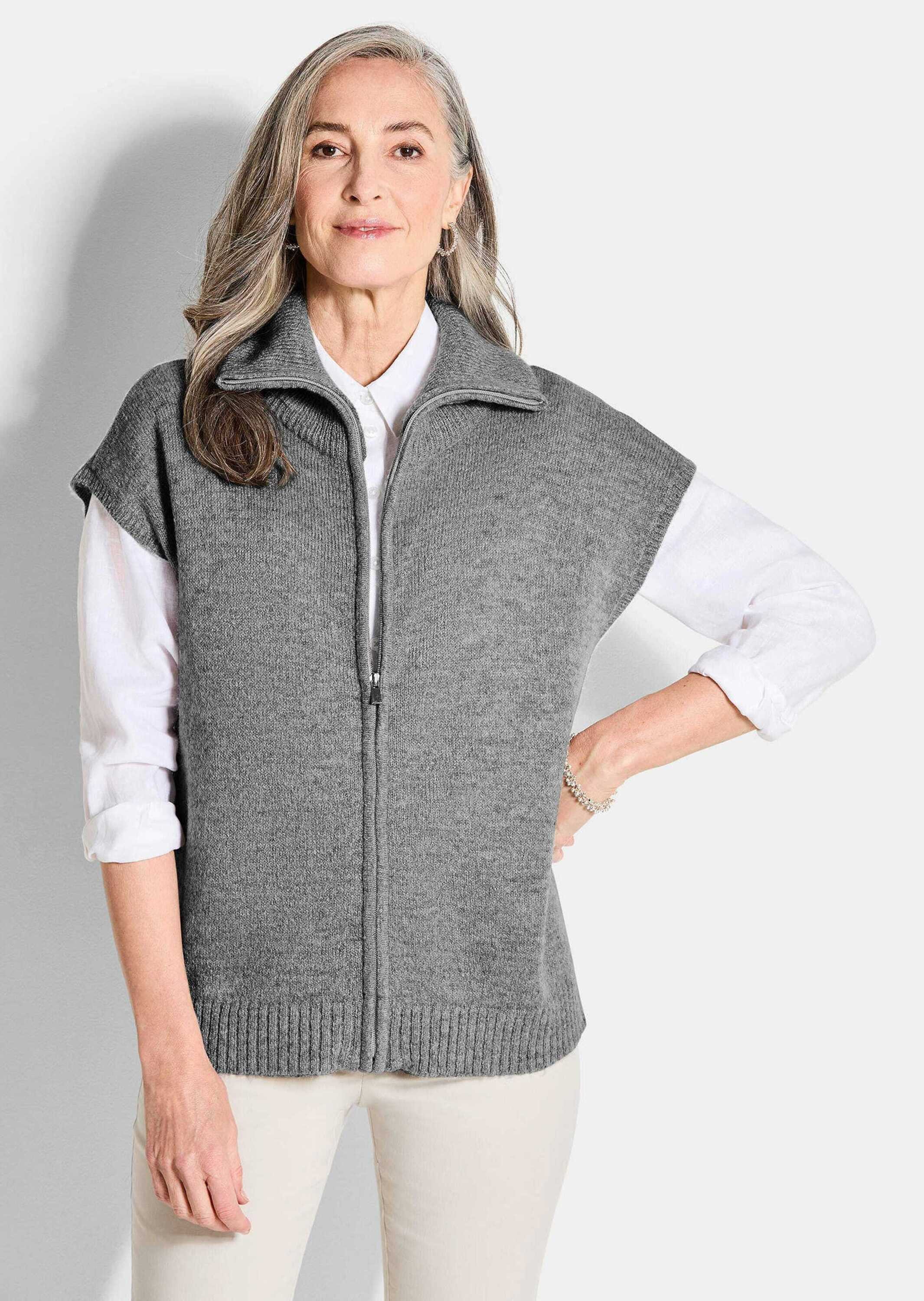 GOLDNER Kurzweste Strickweste günstig online kaufen