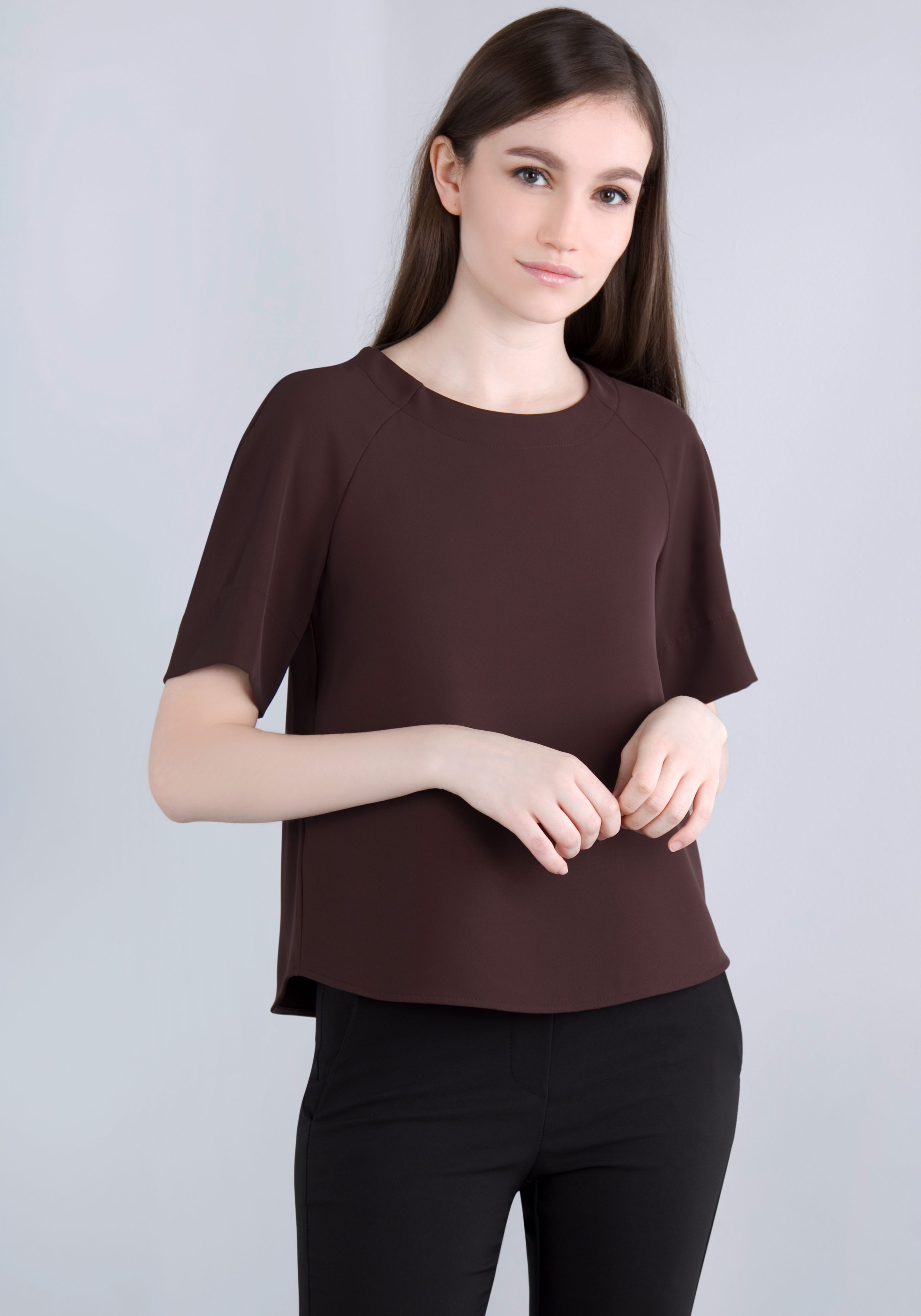 IMPERIAL Rundhalsshirt mit Stretch