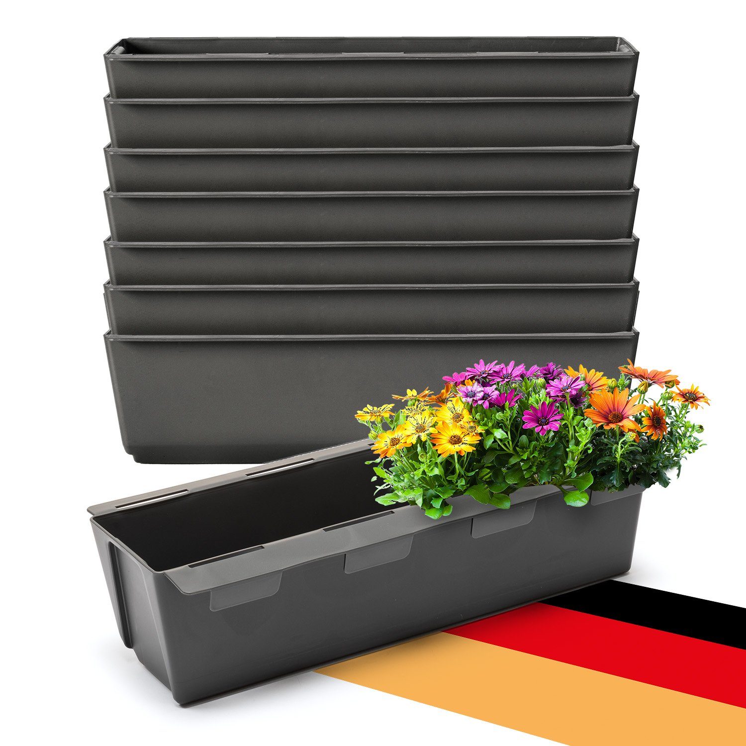 BigDean Blumenkasten Paletten-Einsatz zum Einhängen 37cm günstig online kaufen