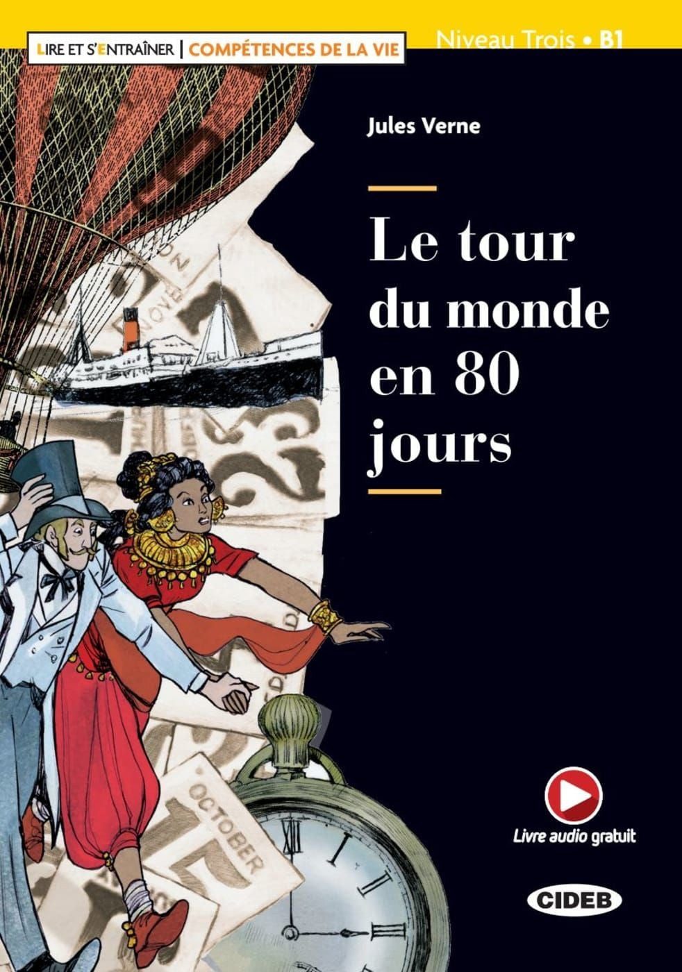 Le tour du monde en 80 jours / Jules Verne, Lektüre mit Audio-Online