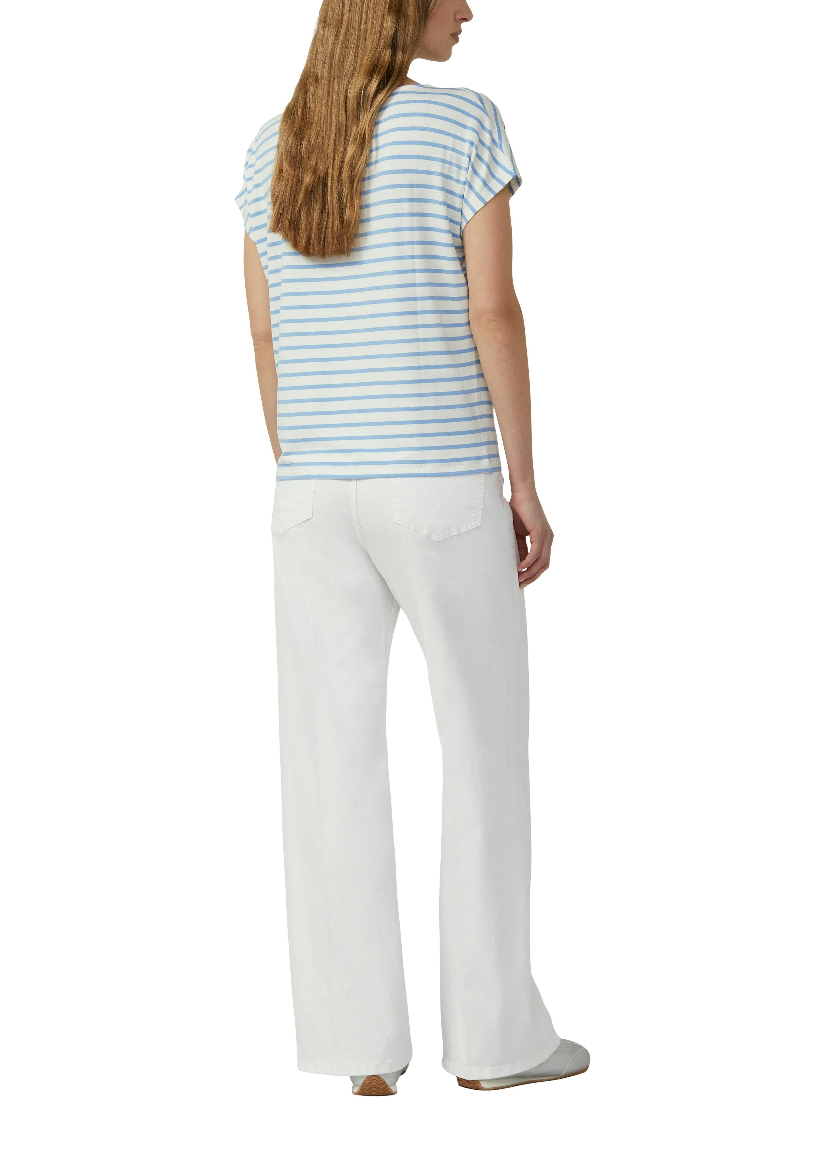 s.Oliver Kurzarmshirt Sommershirt mit grafischem Muster – Bild 2 von 4