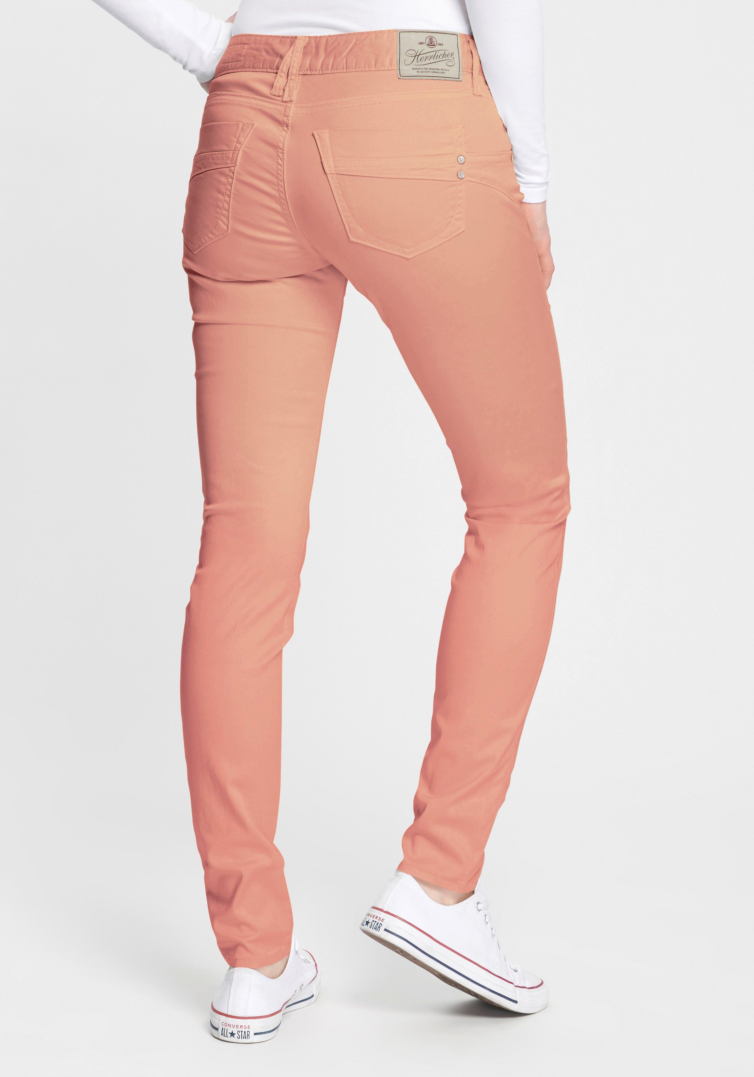Herrlicher Slim-fit-Jeans »TOUCH SLIM SATIN« Powerstretch aus Satin online  kaufen | OTTO