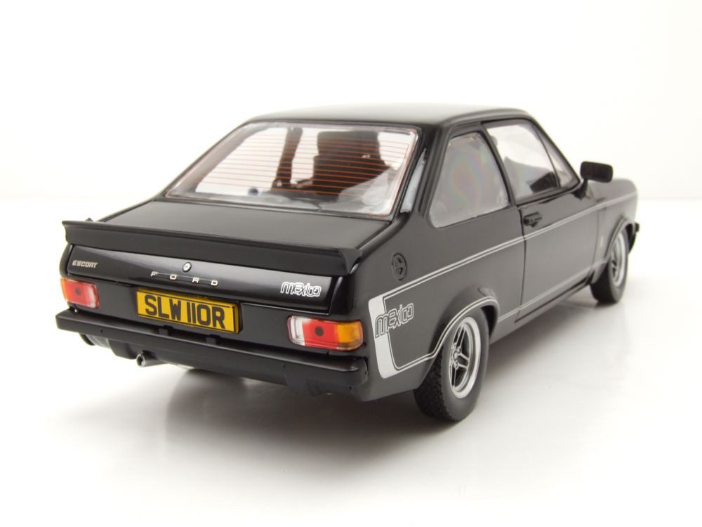 Sun Star Modellauto Ford Escort MK2 RS Mexiko RHD 1976 schwarz, Maßstab 1:18