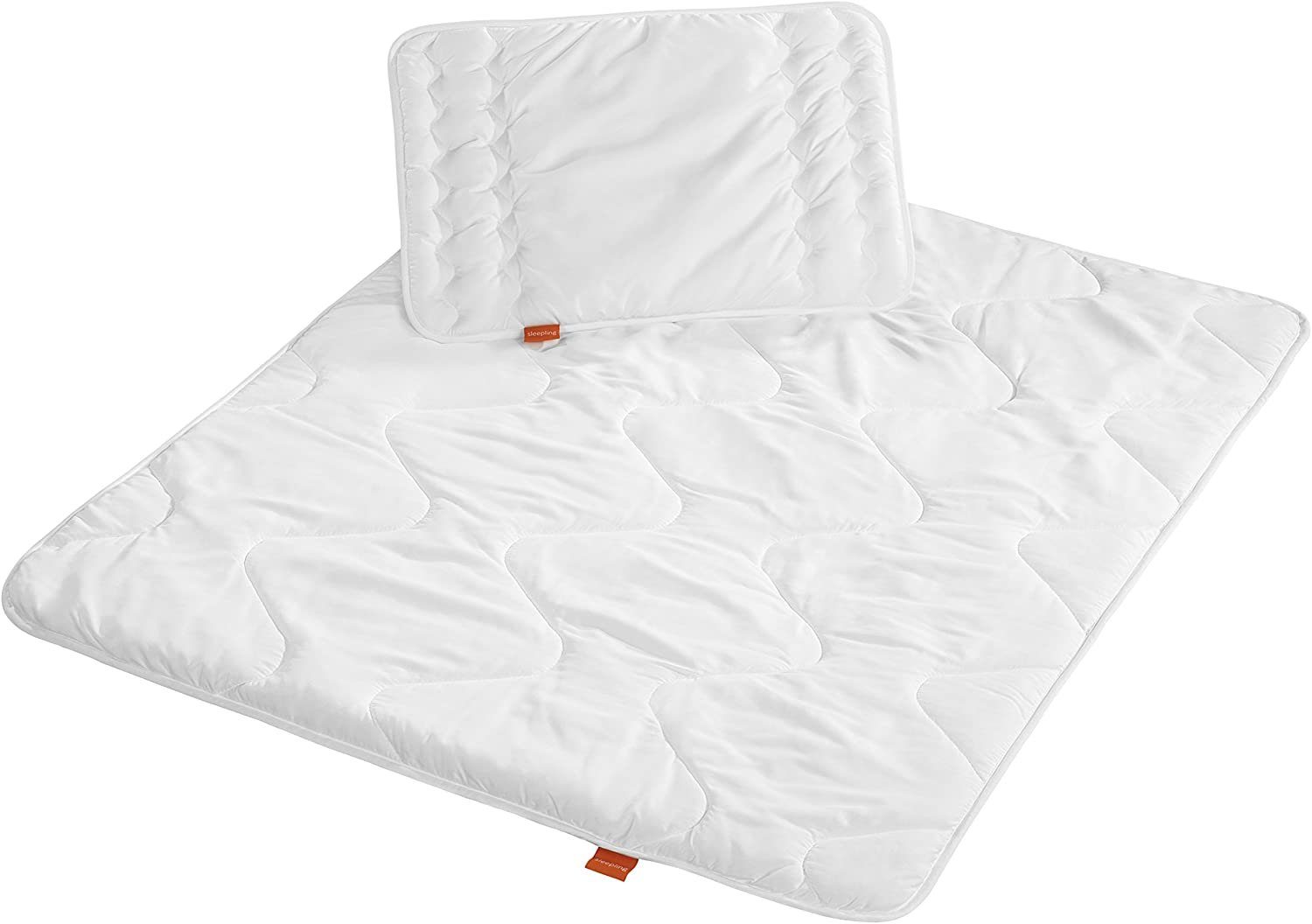 sleepling Kinderbettdecke + Microfaserkissen Babybetten Set, günstig online kaufen