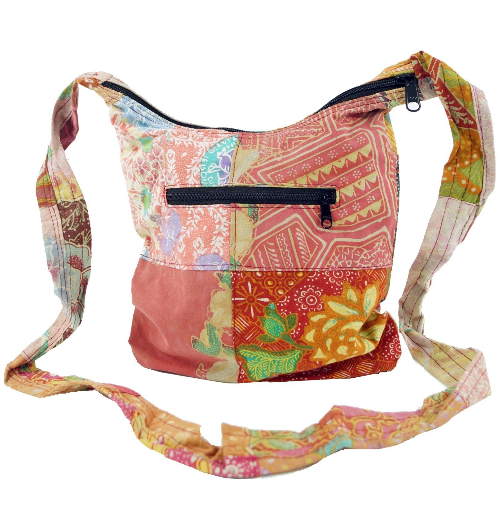 Schultertasche Boho Schultertasche, Patchwork Tasche -..