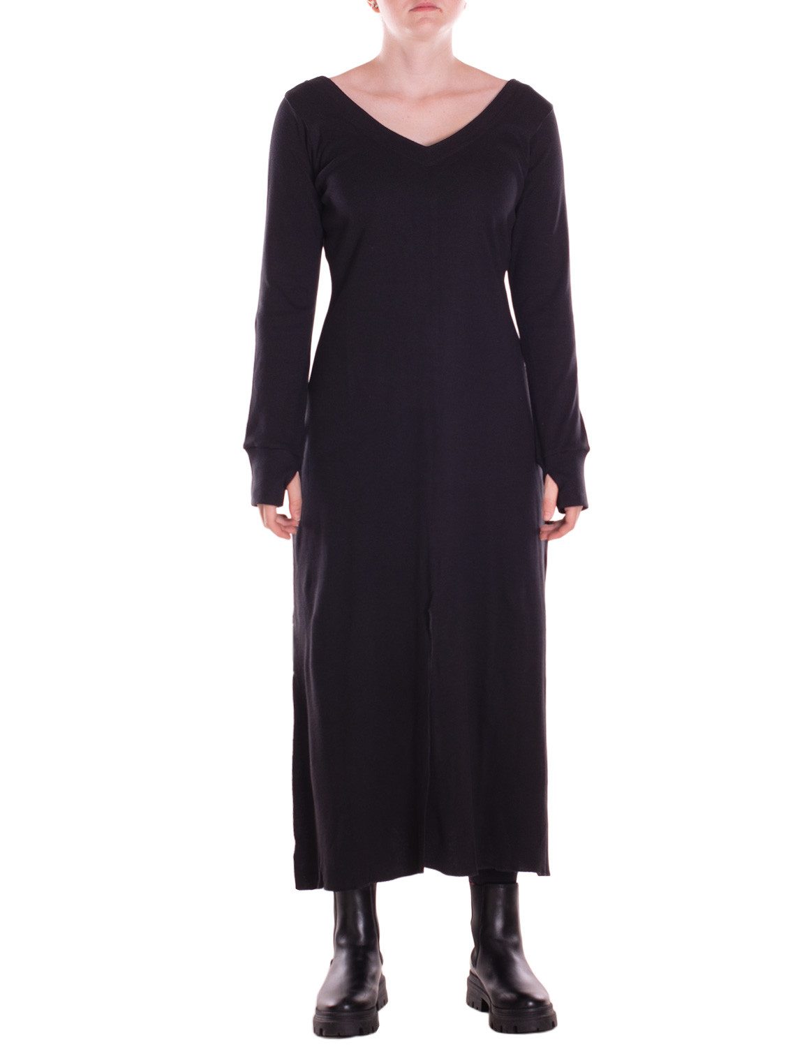 Vishes Midikleid Kleid knielang aus Baumwolle günstig online kaufen
