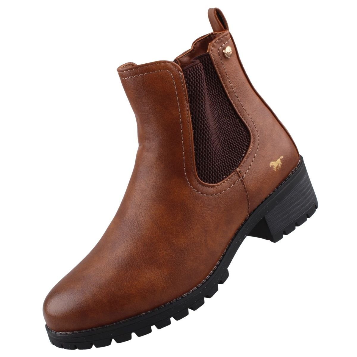 Mustang Shoes 1435604/307 Stiefelette Cognac | Stiefeletten