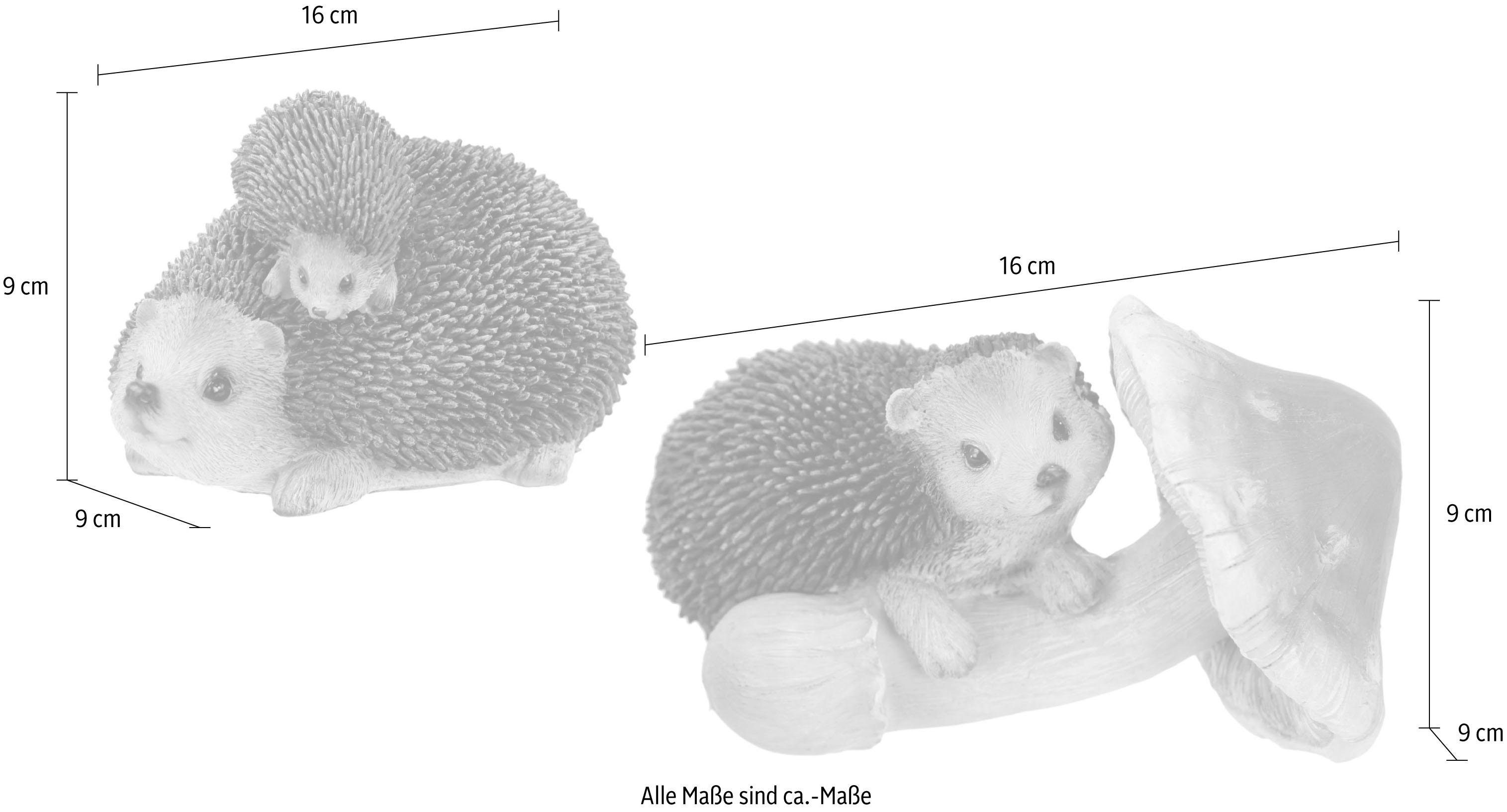 I.GE.A. Dekofigur, Polyresin-Igel (2er Set)