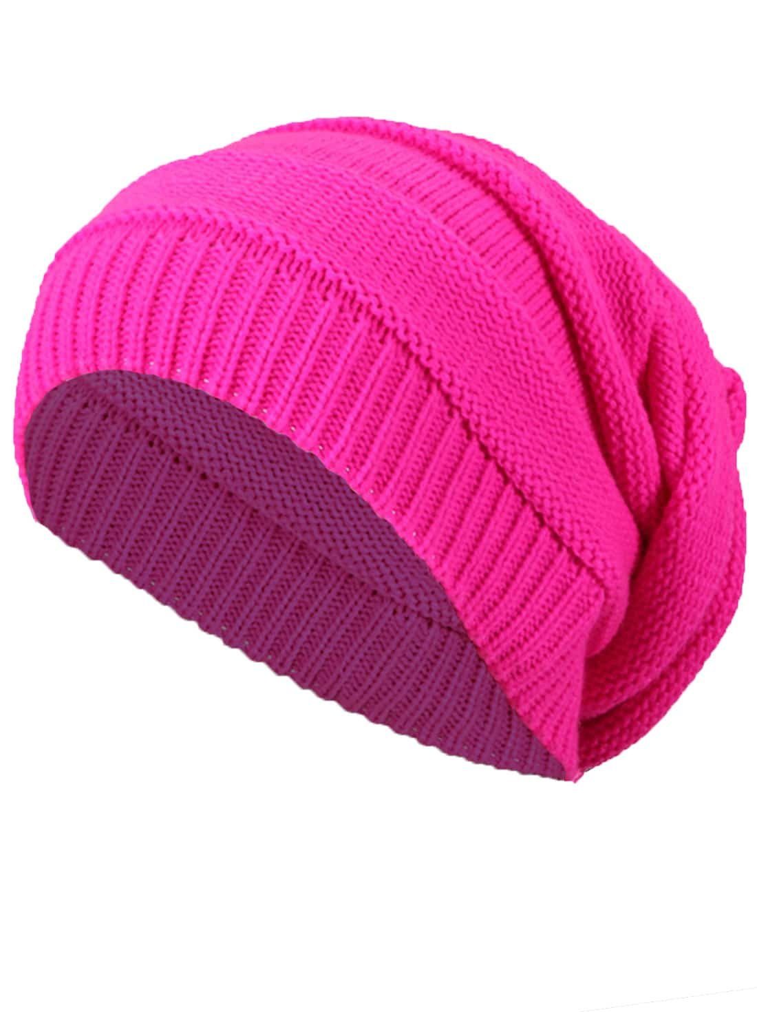 Beanie Long Beanie Wintermütze Damen Herren Strick Warm 30536