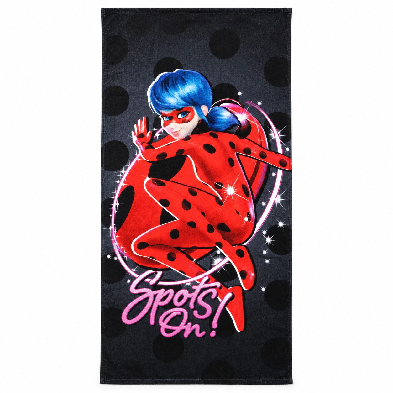 Miraculous - Ladybug Strandtuch Miraculous Ladybug Kinder Badetuch 70x140 cm 100% Baumwolle