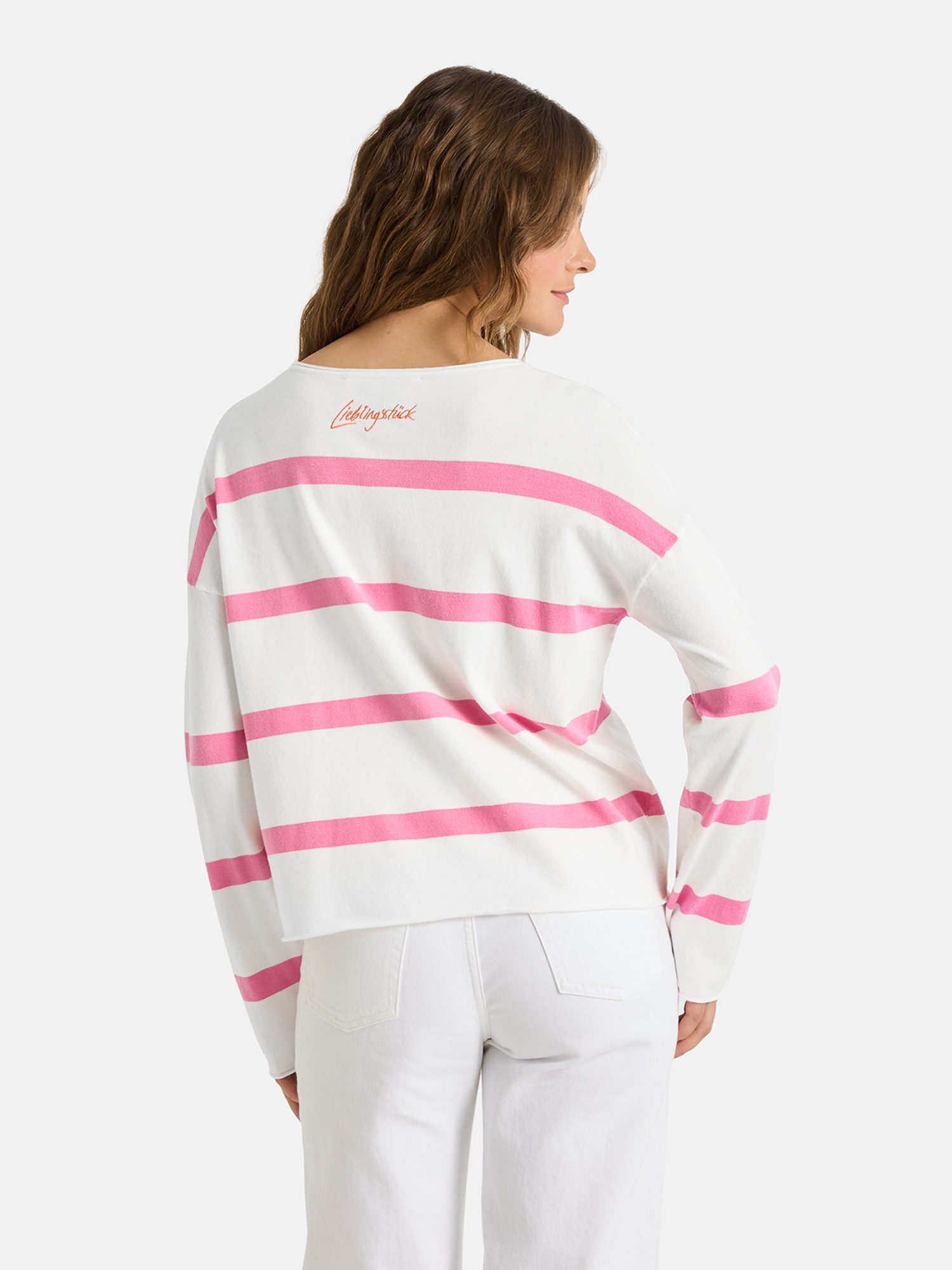 Lieblingsstück Rundhalspullover MarciEP mit Streifen günstig online kaufen