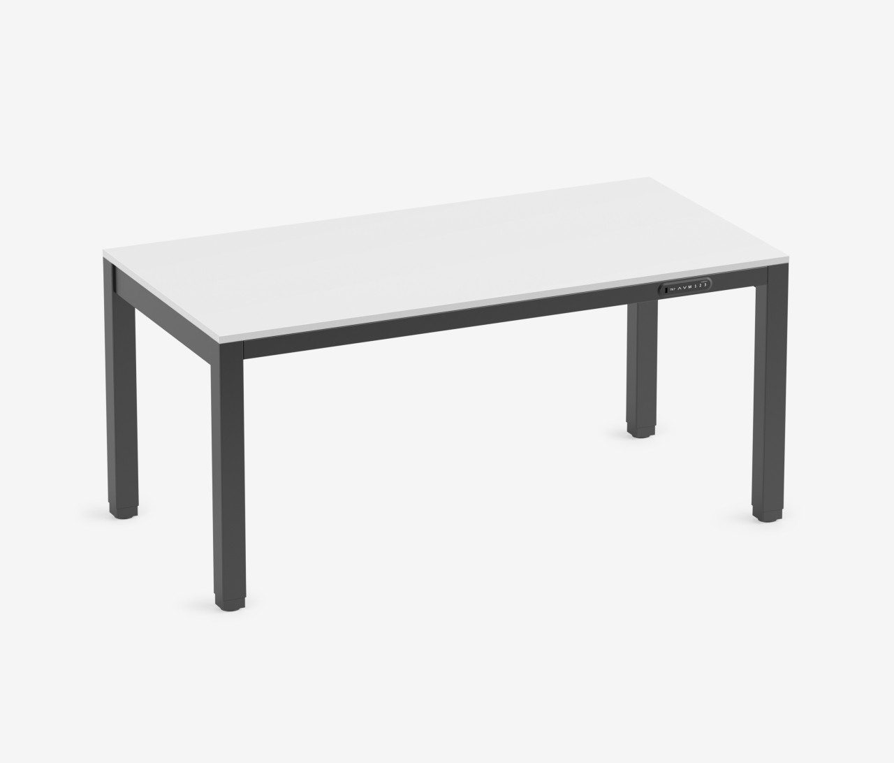 Ergolutions Schreibtisch PRIMUS 4-Bein elektrisch höhenverstellbarer Schreibtisch, 160 kg Traglast / USB-A / Leise / Timer / Memory / Kollisionssensor