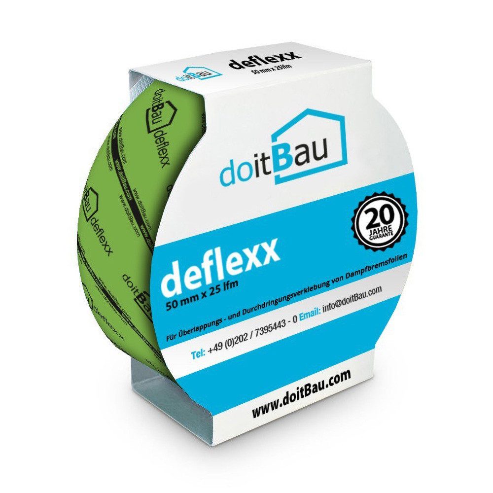 doitBau Dampfsperrklebeband 4 Rollen deflexx Dampfsperrklebeband günstig online kaufen