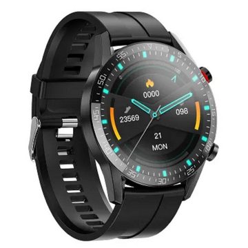 HOCO Smartwatch Y2 Pro Smart Sport (Anrufe möglich) Schwarz Smartwatch, 1-tlg.