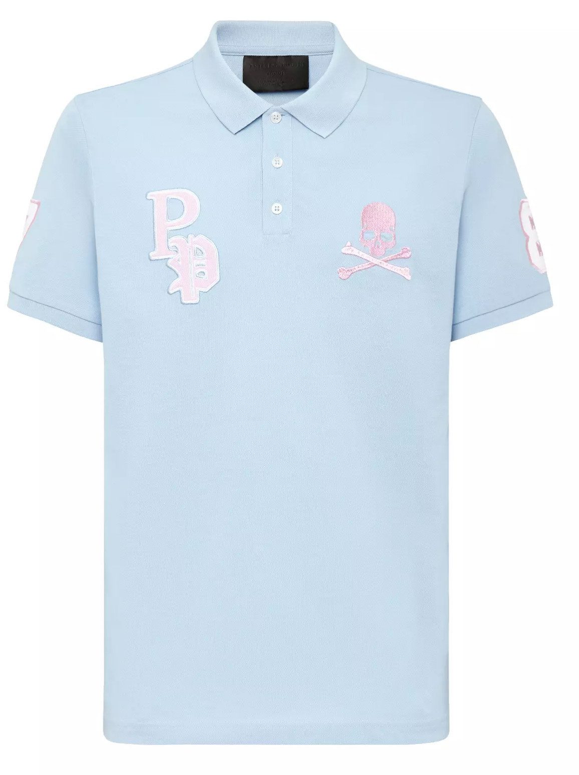 PHILIPP PLEIN Poloshirt SS Multi Skull Logo Polohemd günstig online kaufen