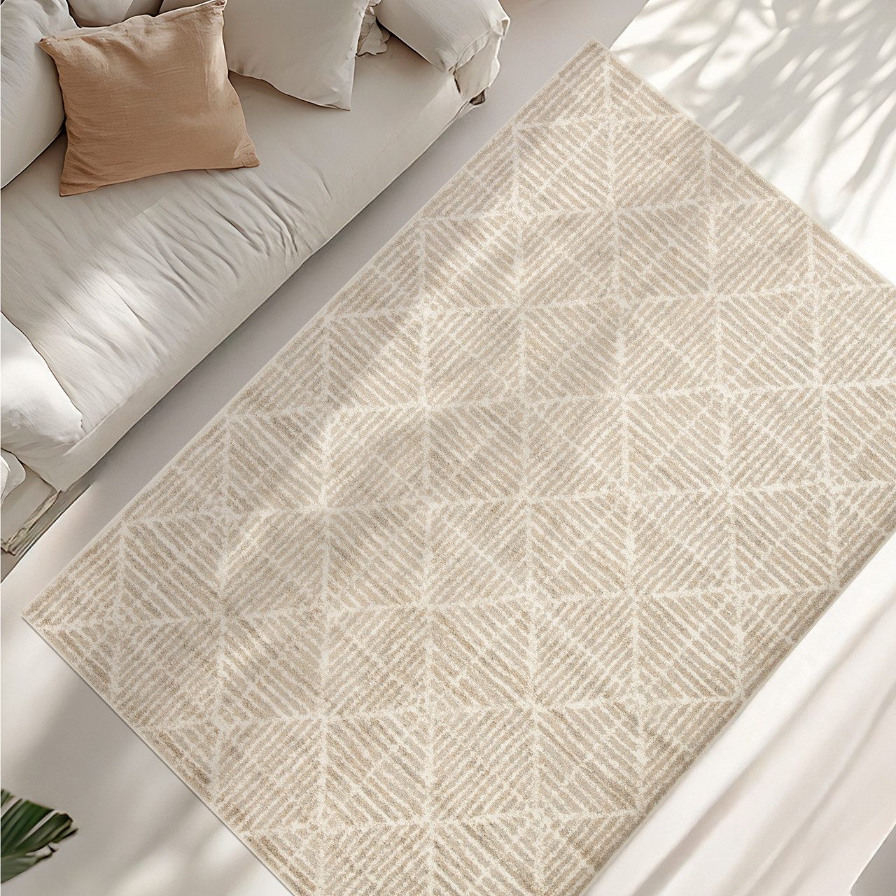 ArtUniverse Teppich Mosaik 80x150 cm indoor, 80x150 cm, Höhe: 0,6 mm