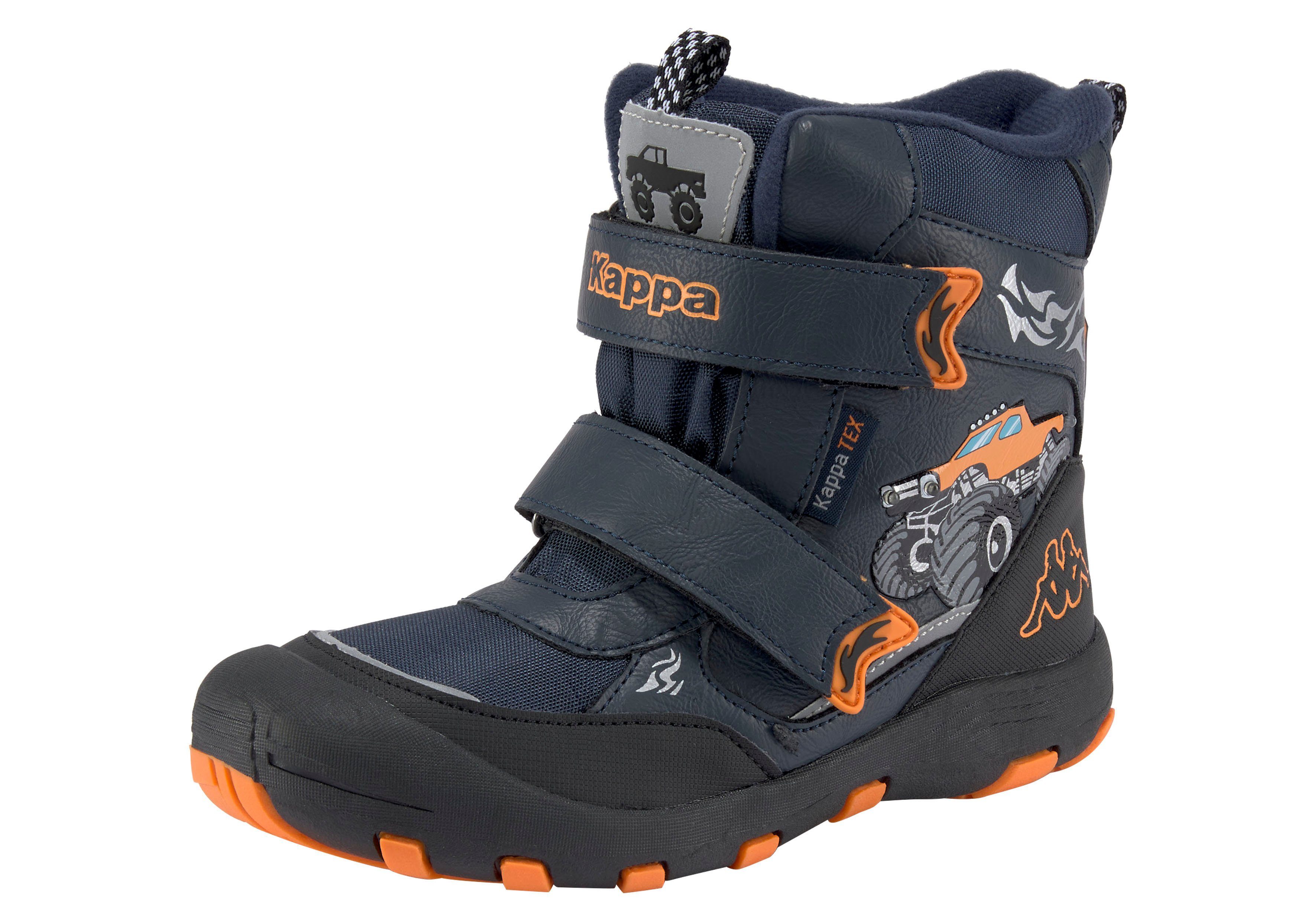 Kappa Winterboots mit coolen Lichteffekten und Klettverschluss