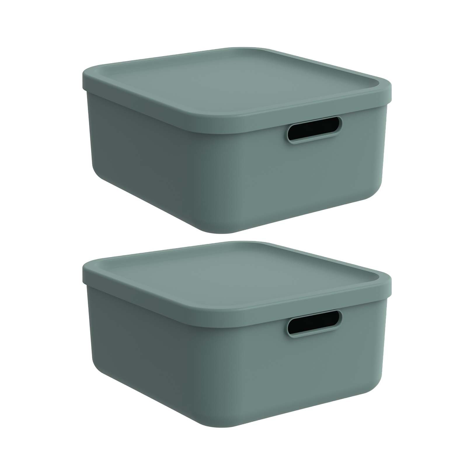 ROTHO Aufbewahrungsbox Albula Light 2er-Set Aufbewahrungskiste 20l (Aufbewa günstig online kaufen