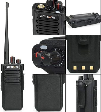 Retevis Funkgerät Retevis RT29 Walkie Talkie Long Range, 3200mAh wiederaufladbar 2 Stück