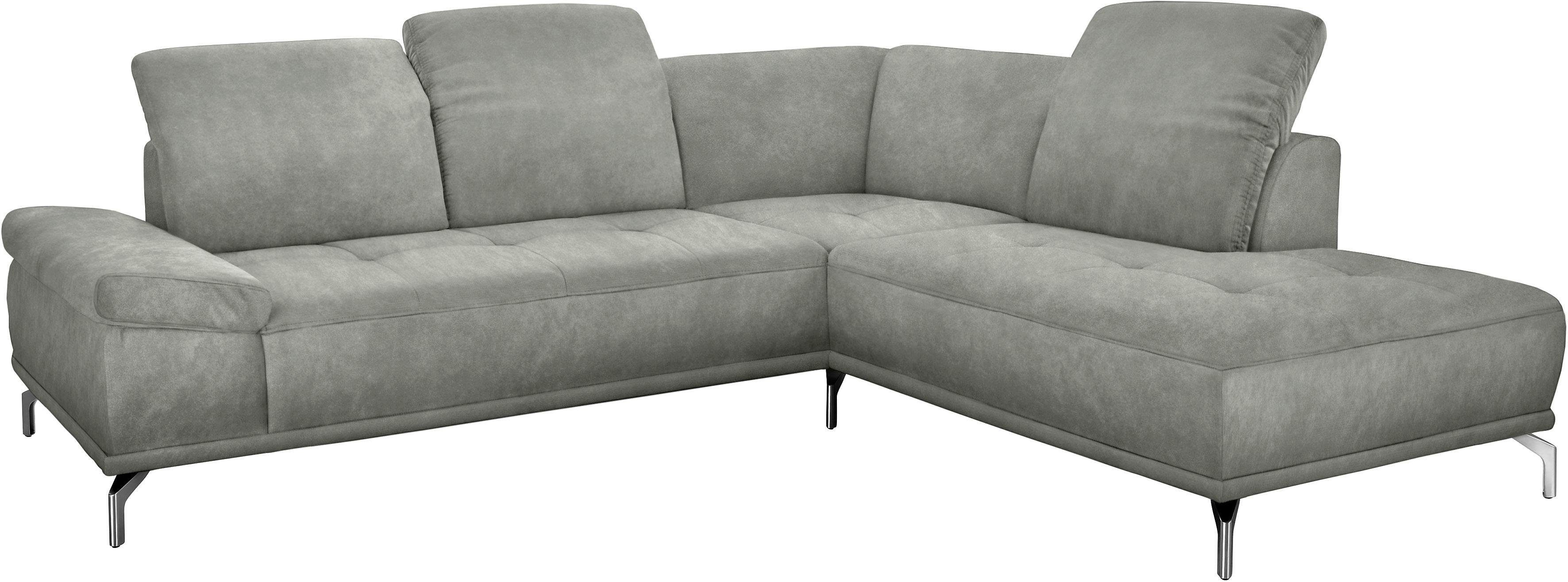 Places of Style Ecksofa "Caluna", Inkl.Sitztiefenverstellung, wahlweise mit günstig online kaufen