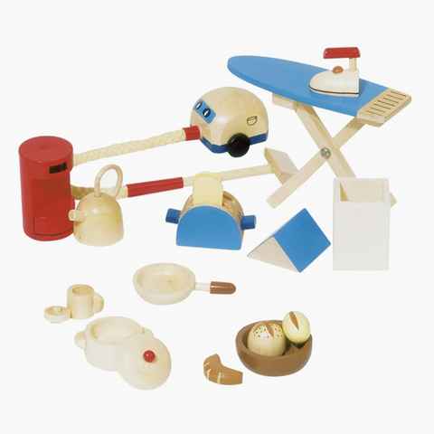 goki Puppenhausmöbel Accessoires Küche (19tlg), detailverliebt gestaltet