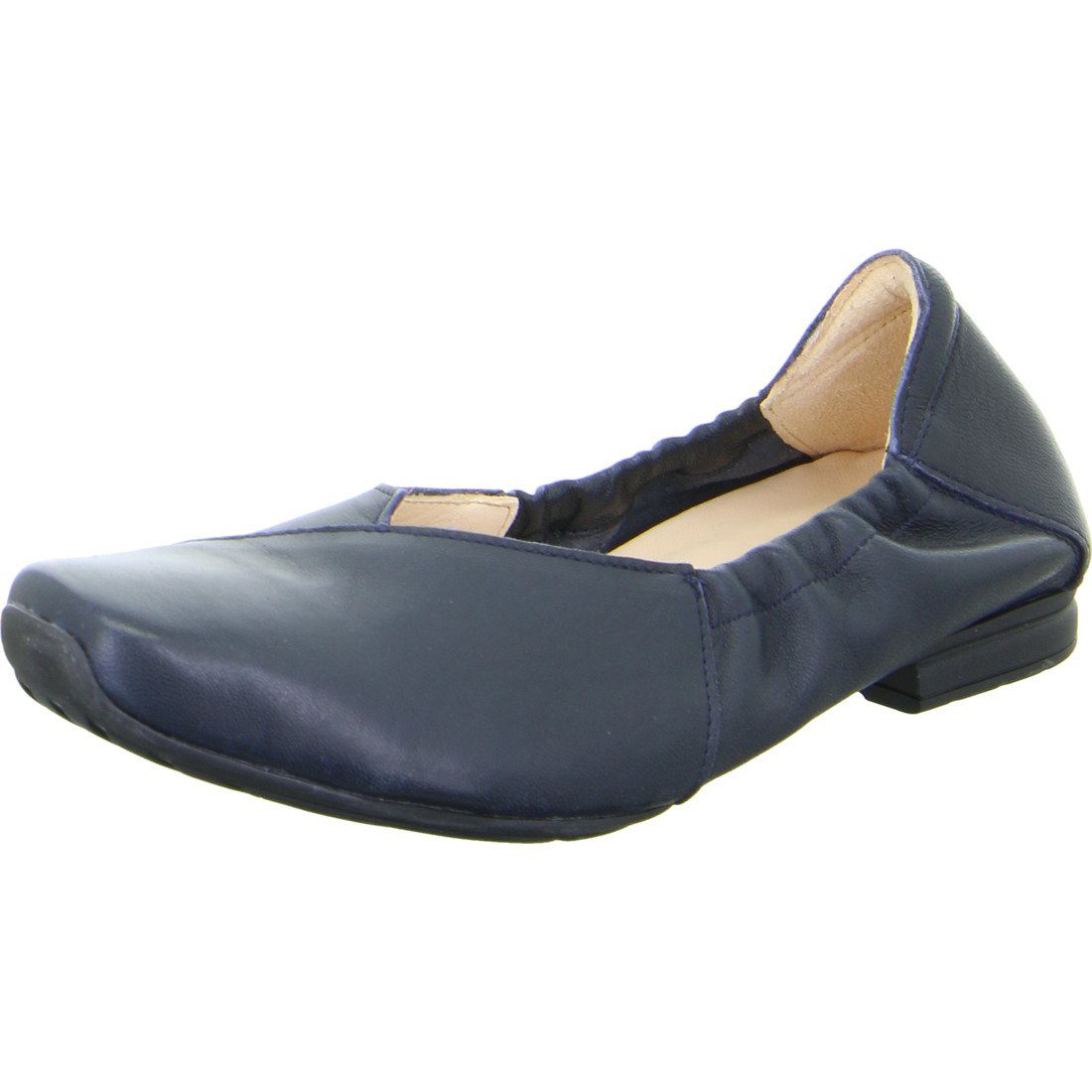 Velours Think! Ballerina 048607 - Schuhe, Gaudi Ballerina Damen blau Think!