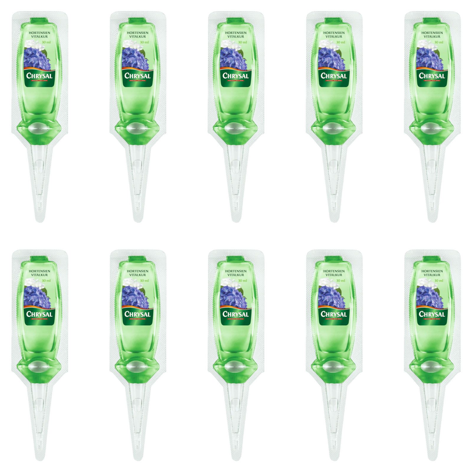 Chrysal Pflanzendünger Hortensien Vitalkur, 10x 30 ml