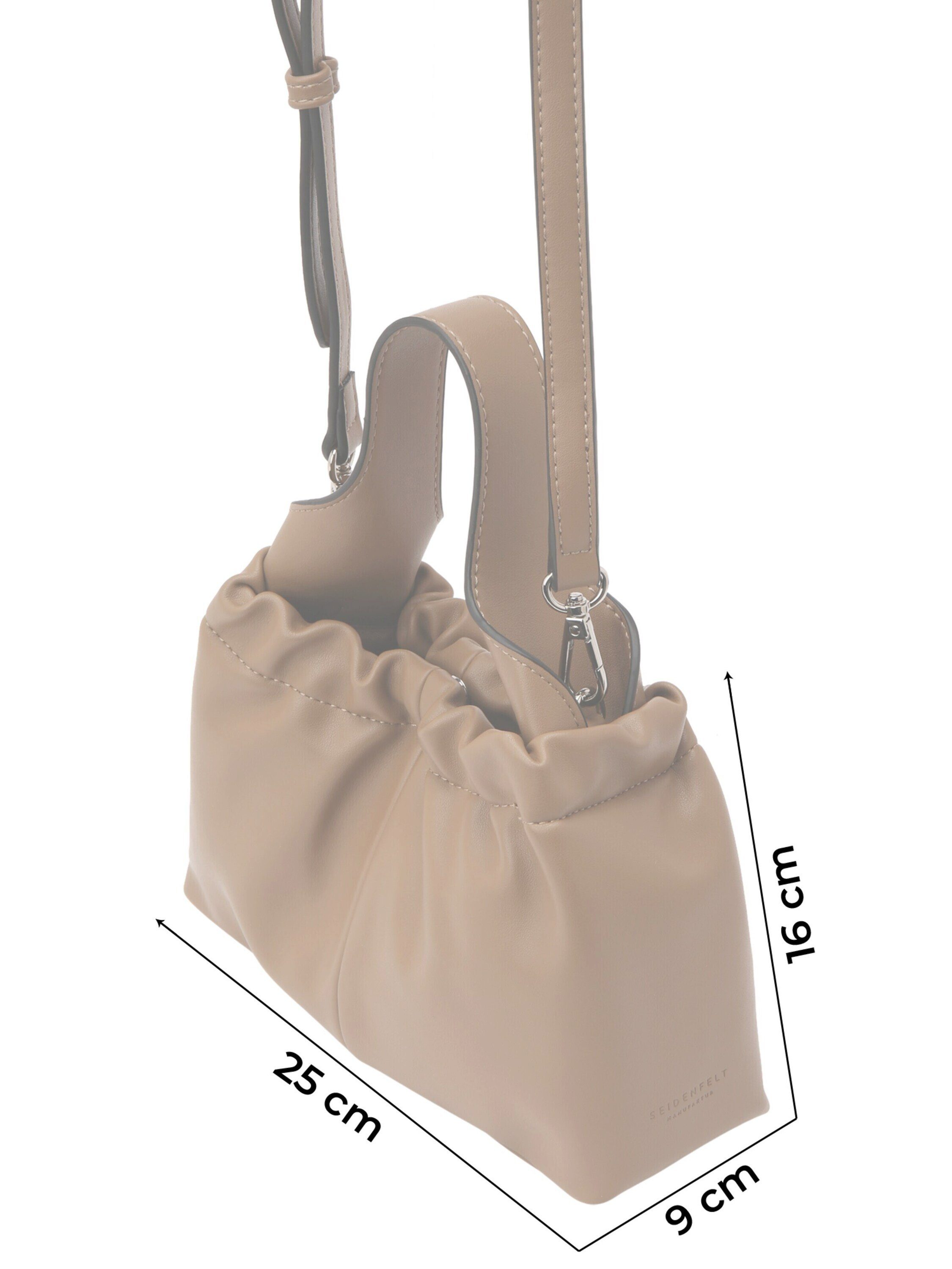 Seidenfelt Manufaktur Handtasche Grurup (1-tlg) Smooth Toffee