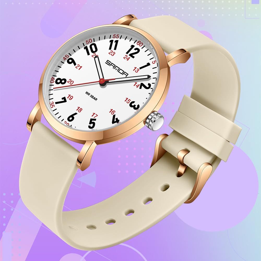 RWEUOQ Quarzuhr Analoge Quarzuhr für Damen, günstig online kaufen