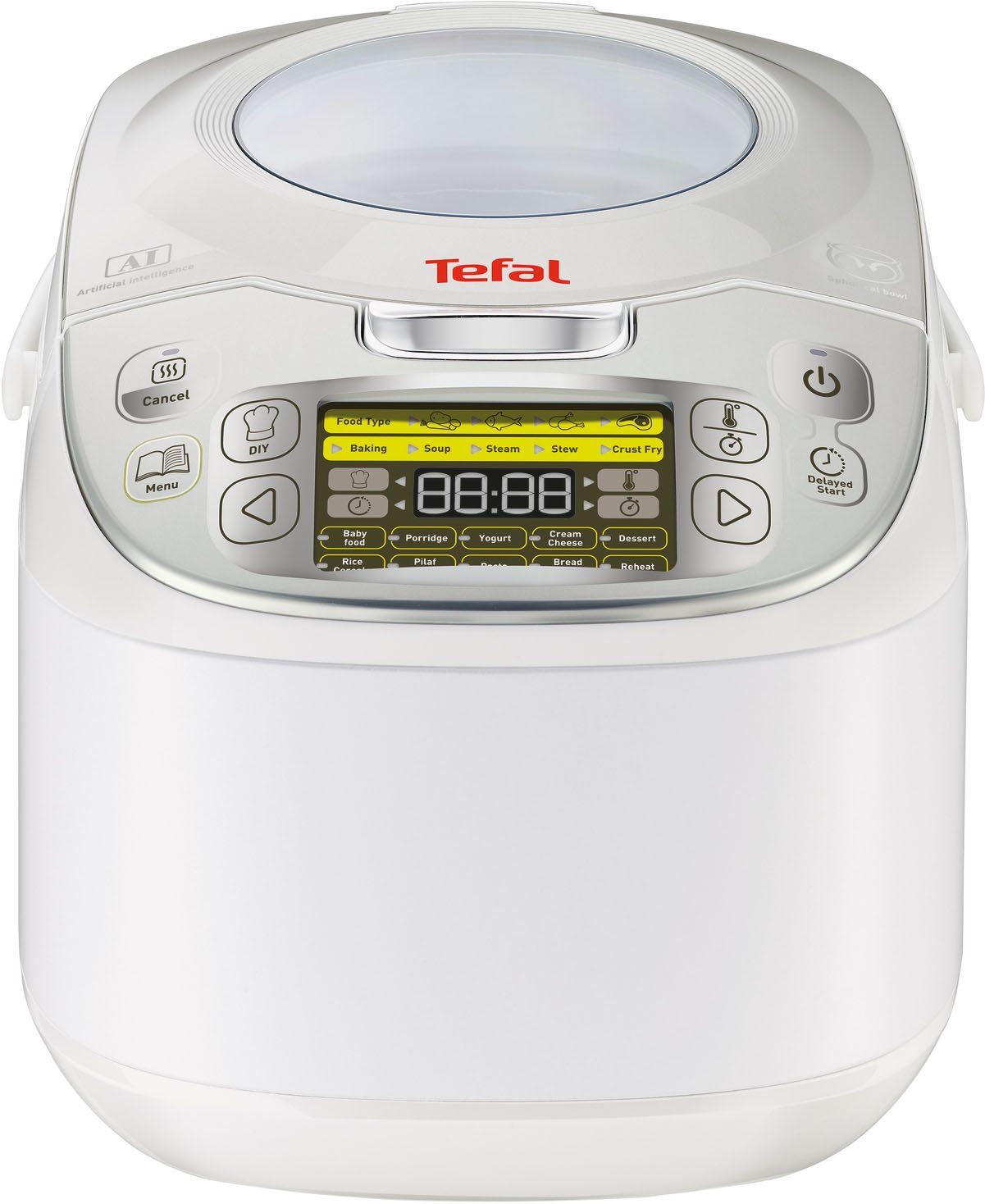 Tefal Multikocher 45in1 RK8121, 750 W, 45 automatische Kochprogramme, verzögerter Start, 5L Kapazität