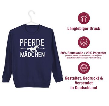 Shirtracer Sweatshirt Pferde Mädchen - Pferdemädchen Pferd