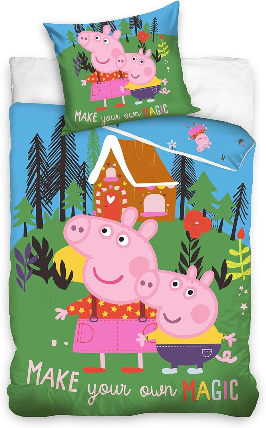 Carbotex Wendebettwäsche Lizenz Wendebettwäsche 135x200/80x80cm günstig online kaufen