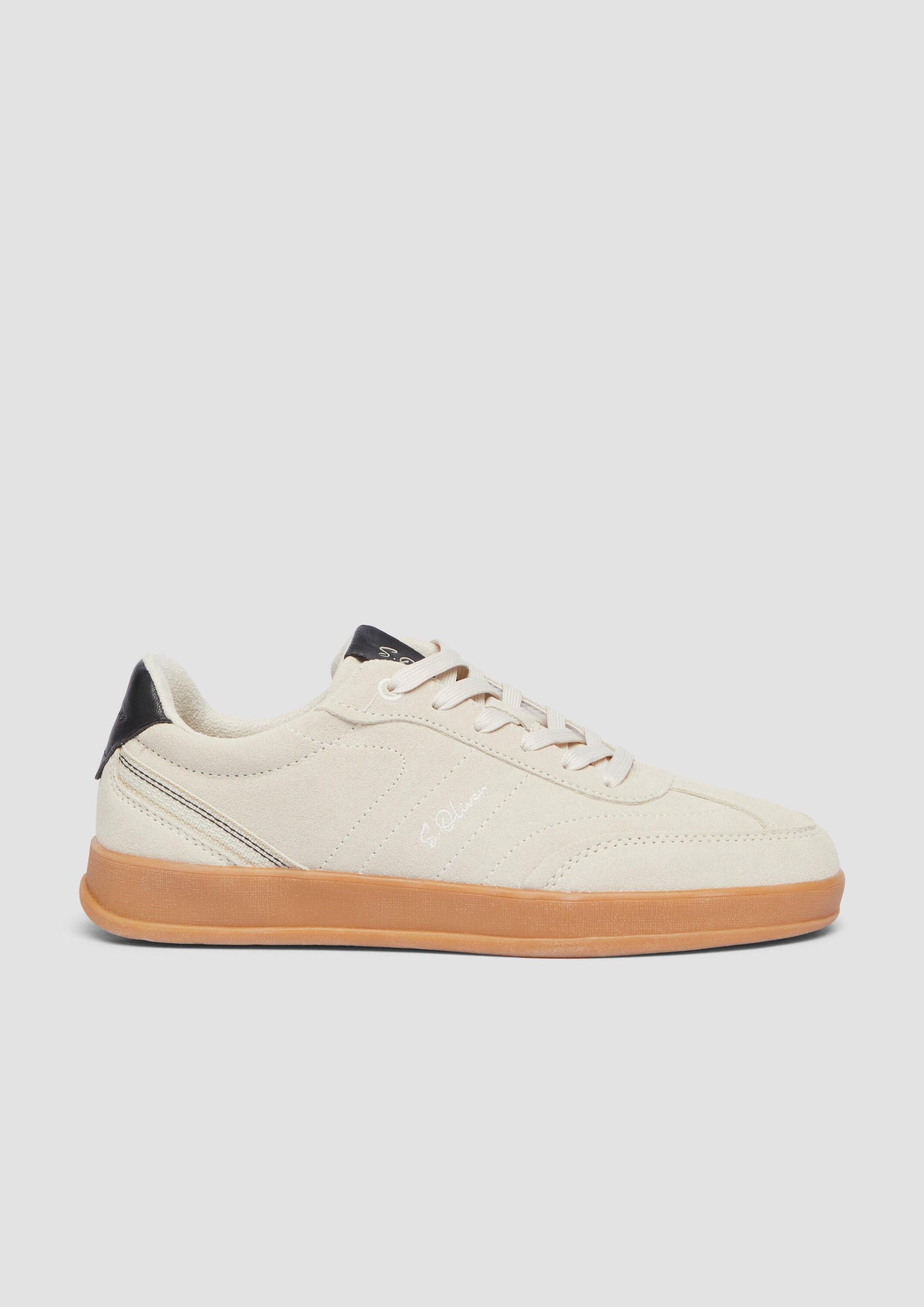 s.Oliver Sneakers Sneaker Leder-Sneaker mit Schnürung