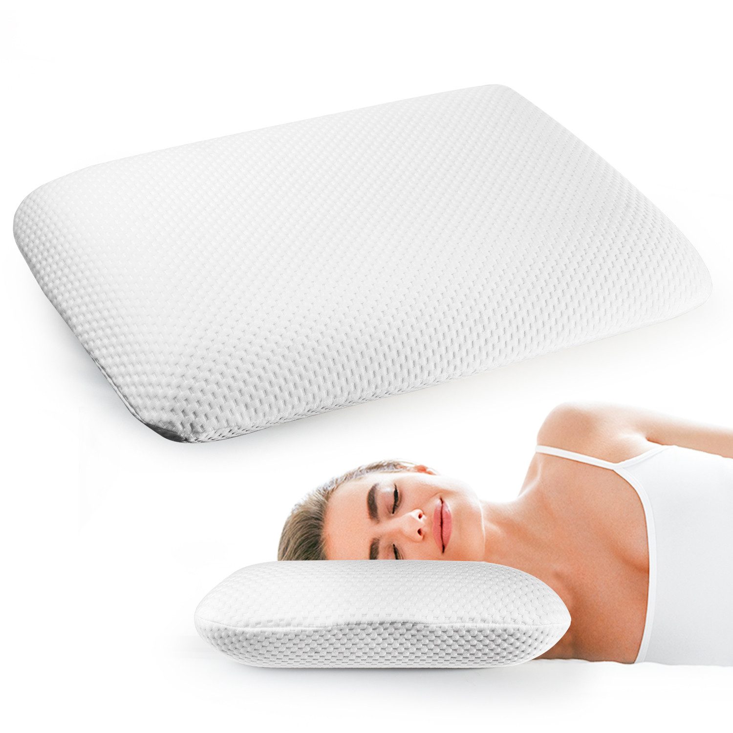 Esun Kopfkissen Kopfkissen, Ergonomisches Memory Foam Kissen, Nackenkissen, günstig online kaufen