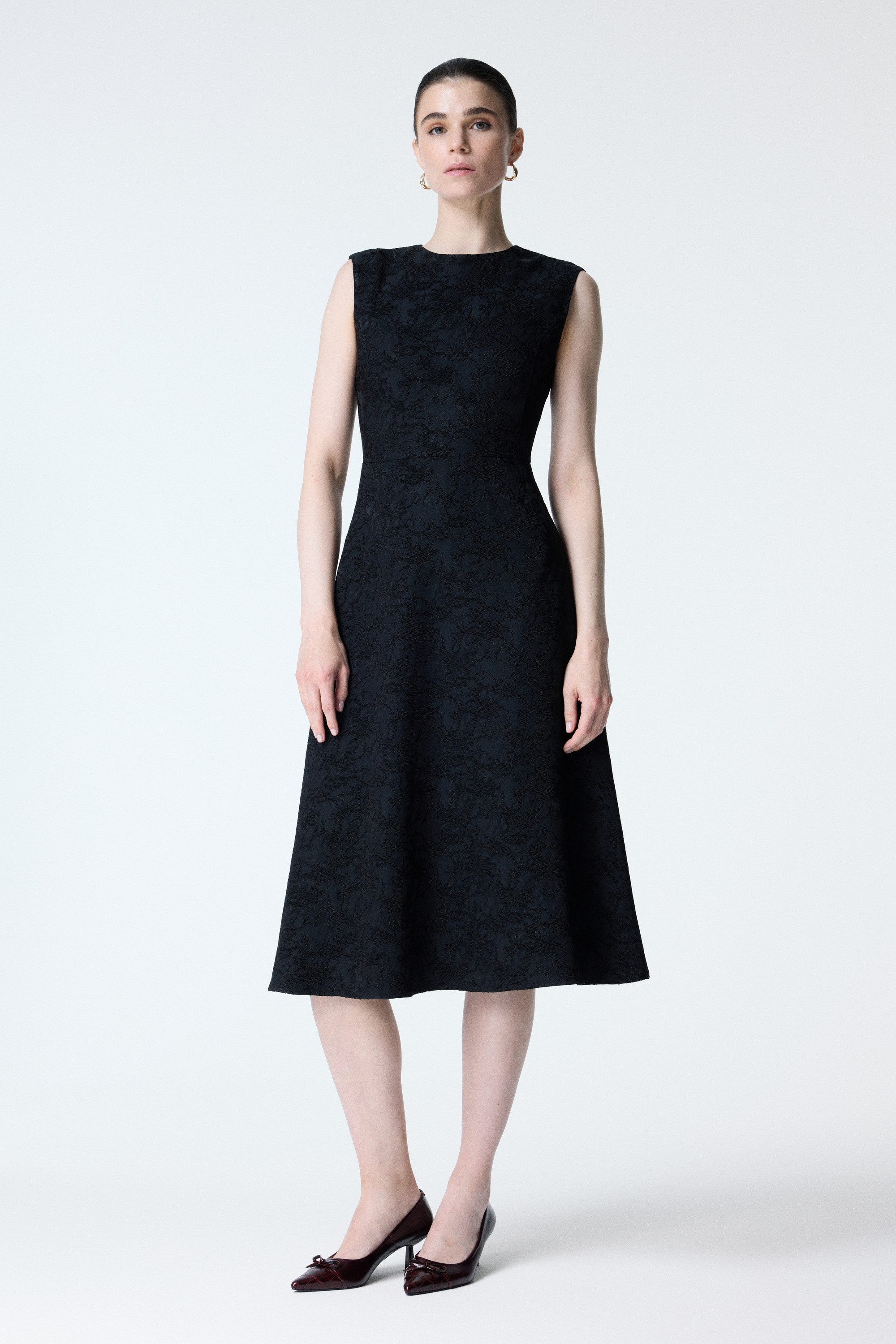 adL Midikleid Ärmelloses Midikleid mit Taschendetail