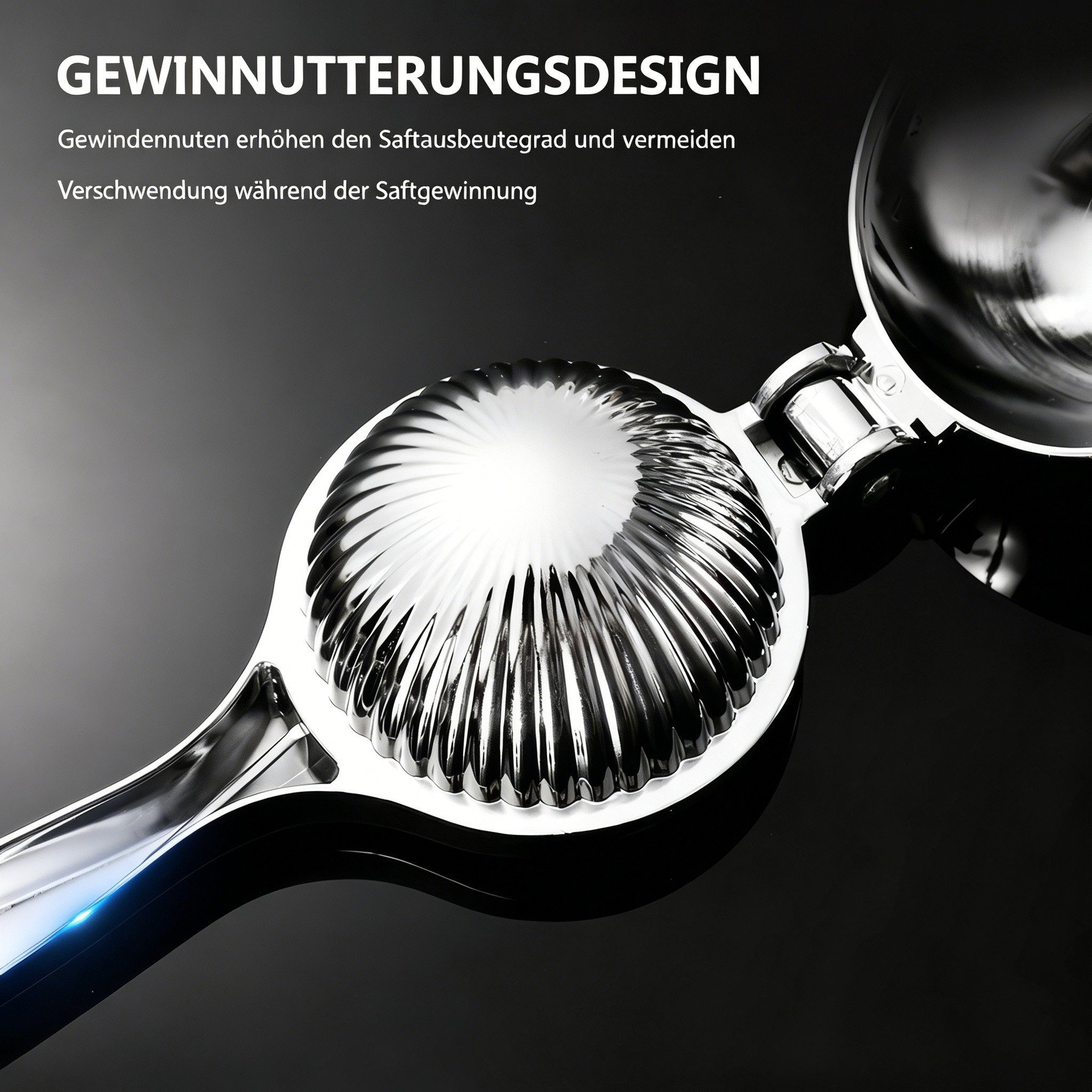 BlingBin Zitruspresse Zitronenpresse Edelstahl, Saftpresse Manuell, Limettenpresse Klein, Entsafter, Langlebig Limettenpresse für Bar Küche, Leicht Zu Reinigen