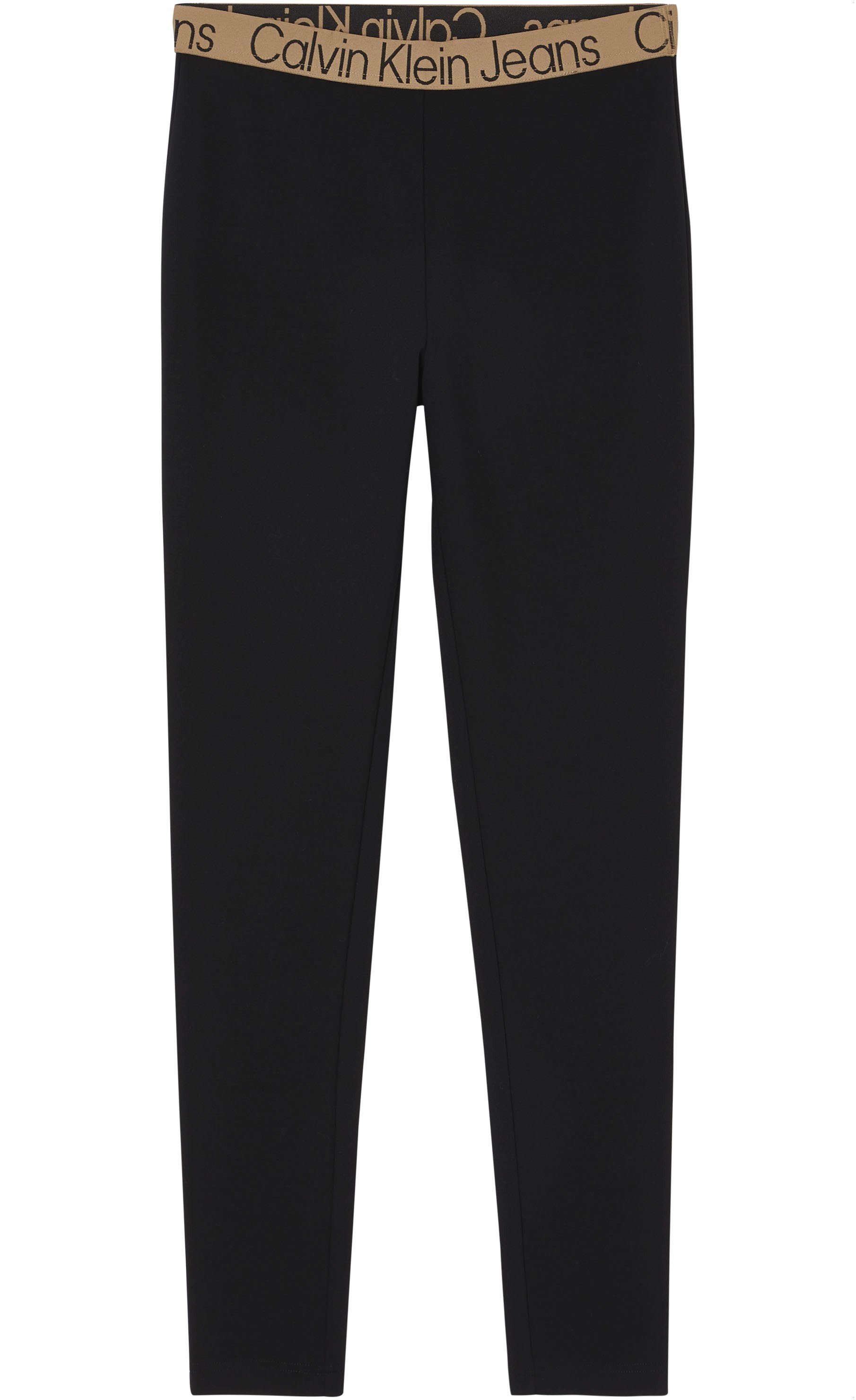 Calvin Klein Jeans Plus Leggings PLUS LOGO ELASTIC MILANO LEGGING | Sport-Leggings