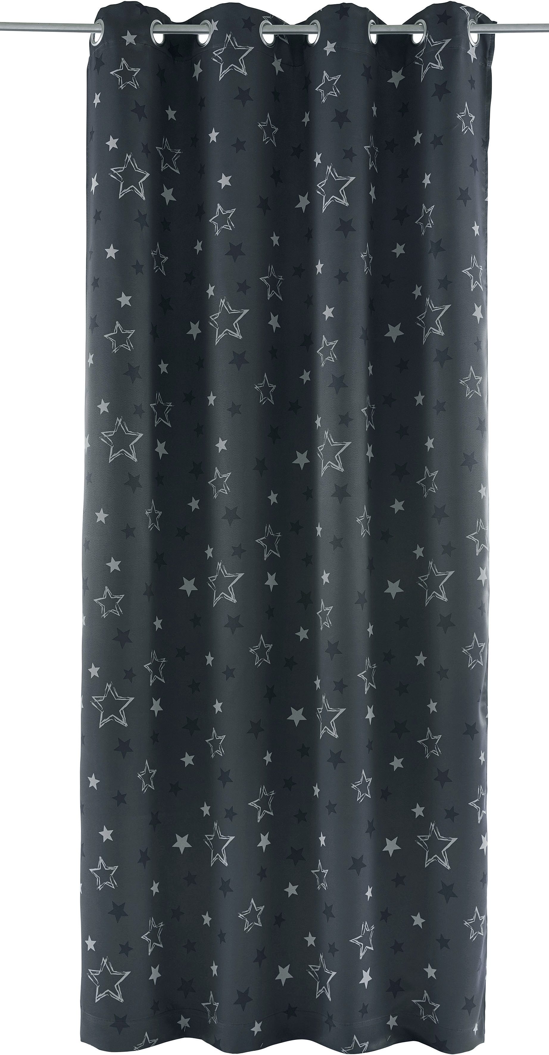 my home Vorhang STARRY, Ösen (1 günstig online kaufen