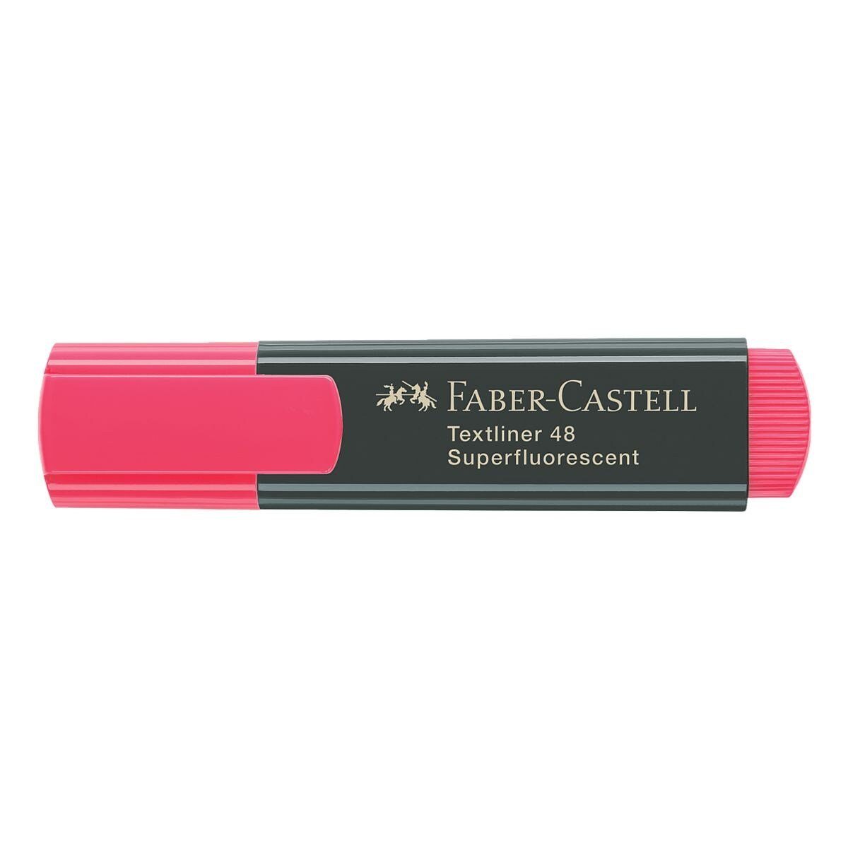 Faber-Castell Marker Textliner 1548, (1-tlg), Textmarker mit Kappe