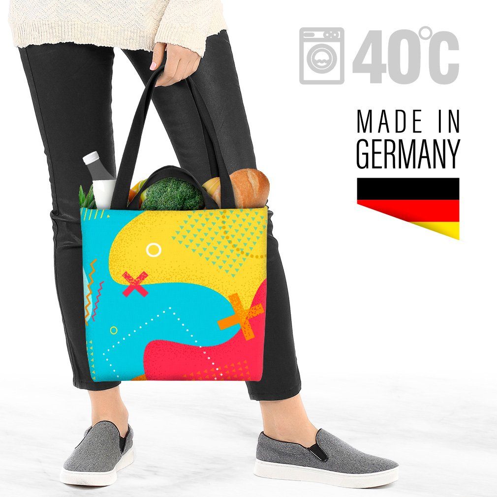 Gradient Farben Bunt Henkeltasche VOID (1-tlg), Art Pop Geo Splash Splash Farben Art Pop Flecken