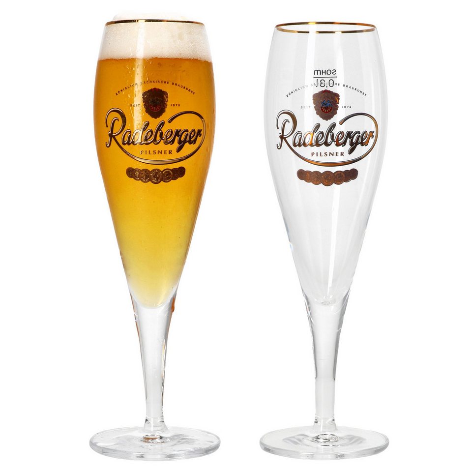 van Well Bierglas 2er Set Radeberger Pilsener Biergläser 0,3l