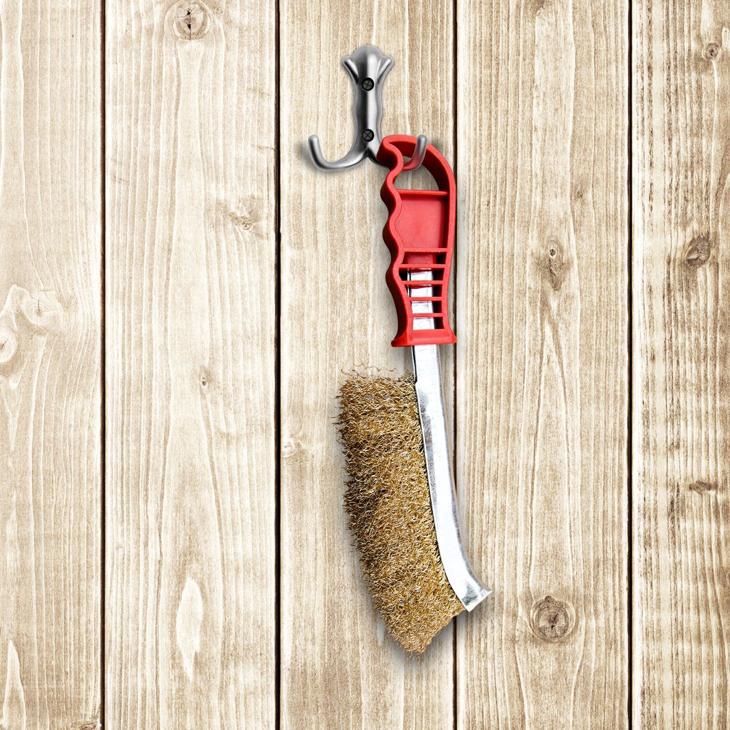 RedNeck Grillbürste Vollstahlbürste für RedNeck Keramik-Grill Pro