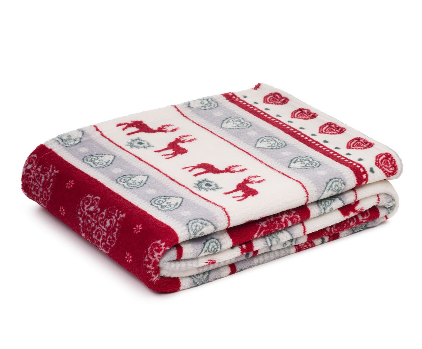 Wohndecke Winterkuscheldeckedecke mit weihnachtlichen/ winterlichen Motiven günstig online kaufen