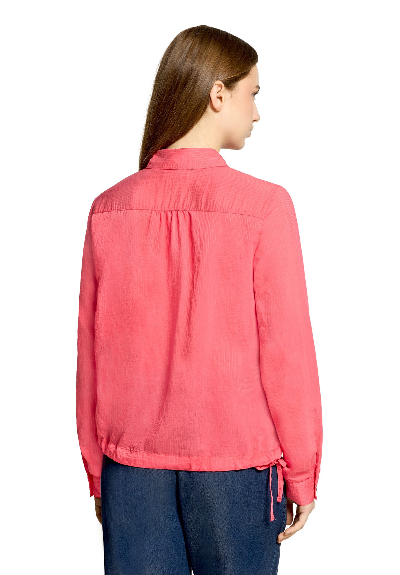 Cartoon Schlupfbluse Damen mit Raffung